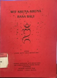 Image of WIT KRUNA - KRUNA BASA BALI