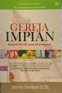 Image of GEREJA IMPIAN : Menjadi Gereja yang Berpengaruh