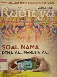 Image of MAJALAH HINDU : Raditya